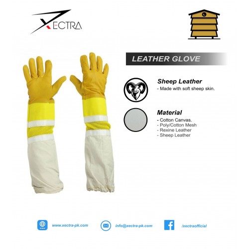 Beekeeping Ventilated Glove Yellow XI 705