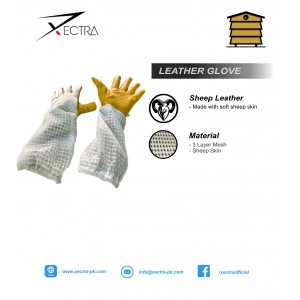 Beekeeping 3 Layer Mesh Glove Yellow