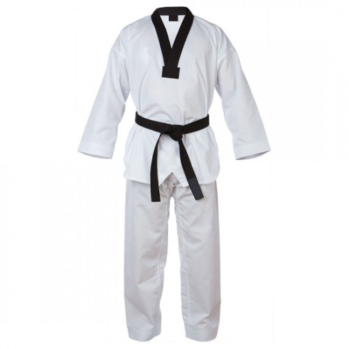 Xectra Taekwondo Uniform With Black V-Neck.